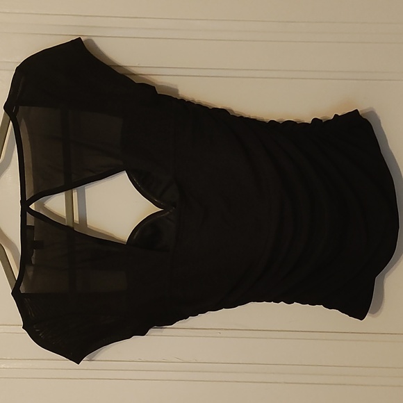 NWT Lulu's Ruched Cap Sleeve Going Out Top - Picture 6 of 6